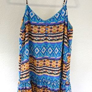 Colorful patterned dress